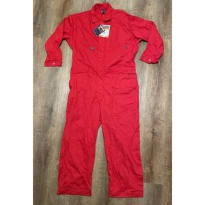 LAPCO FR Coverall XXL Short 50-52 Red ATPV 8.7 Cat 2 Work Safety